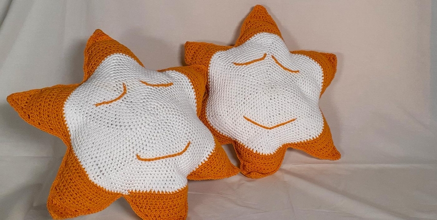 Almohadones tejidos al crochet - Amigurumis